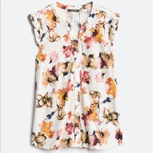 Papermoon - Morgans Ruffle Detail Button Down Knit Top